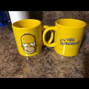 2 simpsons mugs
